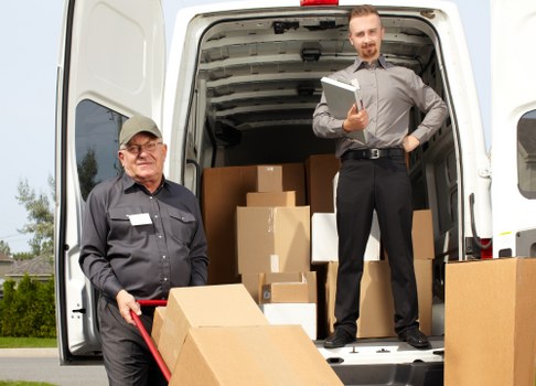 Moving team supporting a Bermondsey home relocation