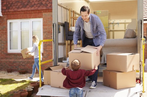 Furniture pick-up service removing bulky household items in Bermondsey