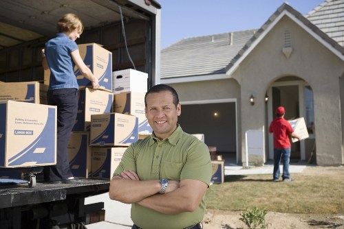 Professional man with van in Bermondsey for business deliveries