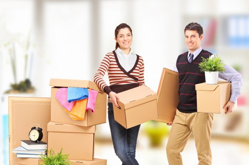 Van moving service in Bermondsey near modern apartments
