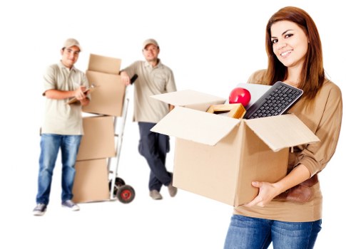 Customer confirming transport booking details for a removal service
